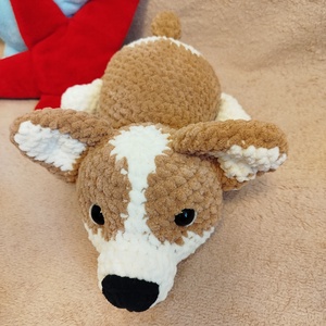 Horgolt cogie kutyus - játék & sport - plüssállat & játékfigura - kutya - Meska.hu