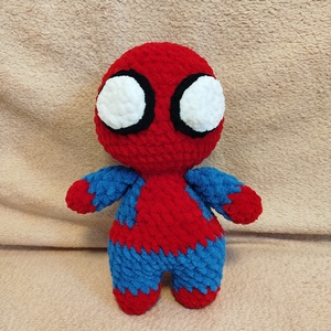 Horgolt Pókember figura - Meska.hu