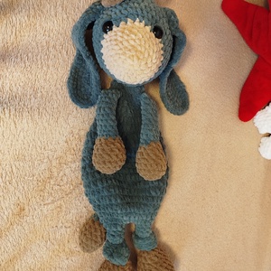 Horgolt csacsi szundi - játék & sport - plüssállat & játékfigura - más figura - Meska.hu