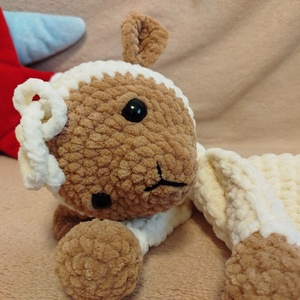 Horgolt bárány szundi, Játék & Sport, Plüssállat & Játékfigura, Plüss bárány, Horgolás, MESKA