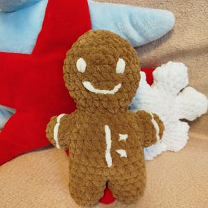 Horgolt mézeskalács figura - Meska.hu