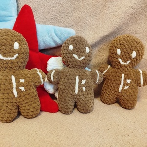 Horgolt mézeskalács figura - játék & sport - plüssállat & játékfigura - más figura - Meska.hu