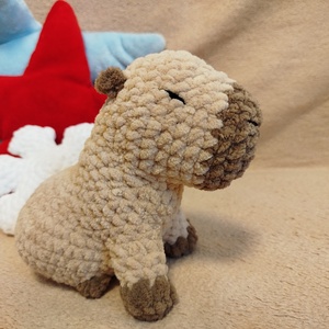 Horgolt kapibara - játék & sport - plüssállat & játékfigura - más figura - Meska.hu