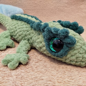 Horgolt gekkó - játék & sport - plüssállat & játékfigura - más figura - Meska.hu