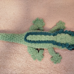 Horgolt gekkó - játék & sport - plüssállat & játékfigura - más figura - Meska.hu