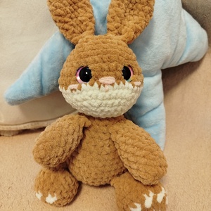 Horgolt nyuszi - játék & sport - plüssállat & játékfigura - nyuszi - Meska.hu