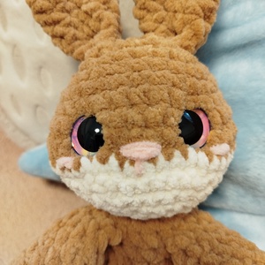 Horgolt nyuszi - játék & sport - plüssállat & játékfigura - nyuszi - Meska.hu