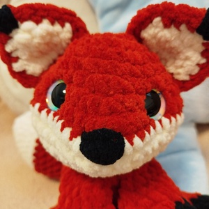 Horgolt róka - játék & sport - plüssállat & játékfigura - róka - Meska.hu