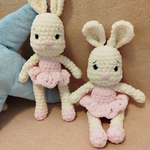 Horgolt balerina nyuszi - Meska.hu