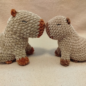 Horgolt kapibara - játék & sport - plüssállat & játékfigura - kapibara - Meska.hu