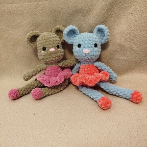 Horgolt balerina egér, Játék & Sport, Plüssállat & Játékfigura, Egér, , MESKA