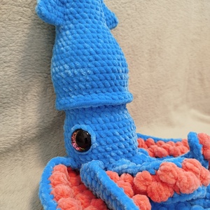 Horgolt ÓRIÁS TINTAHAL - játék & sport - plüssállat & játékfigura - más figura - Meska.hu