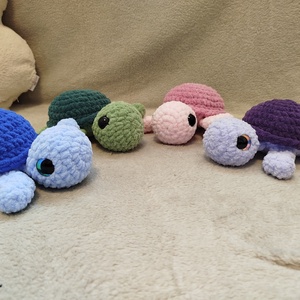 Horgolt  teknős - játék & sport - plüssállat & játékfigura - teknős - Meska.hu