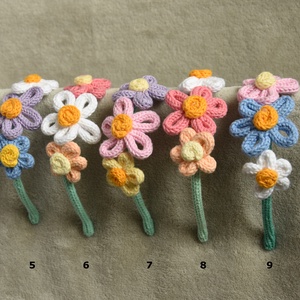 Virágos hajpánt - ruha & divat - sál, sapka, kendő - fejpánt - Meska.hu