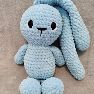 Horgolt hosszúfülű nyuszi - játék & sport - plüssállat & játékfigura - nyuszi - Meska.hu