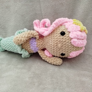 Horgolt hableány, Játék & Sport, Plüssállat & Játékfigura, Más figura, , MESKA