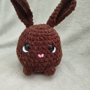 Horgolt gombóc nyuszi - játék & sport - plüssállat & játékfigura - nyuszi - Meska.hu