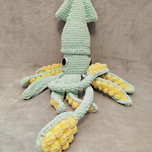 Horgolt óriás tintahal - játék & sport - plüssállat & játékfigura - más figura - Meska.hu