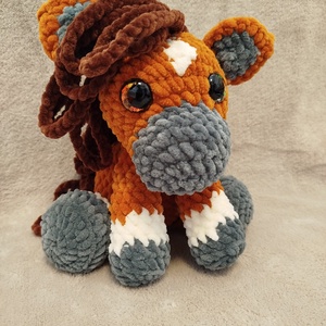 Horgolt lovacska, Játék & Sport, Plüssállat & Játékfigura, Ló, , MESKA