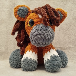 Horgolt lovacska - játék & sport - plüssállat & játékfigura - ló - Meska.hu