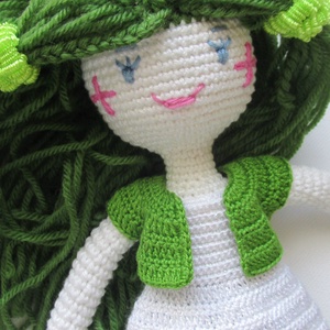 Perszepóné amigurumi baba - horgolt baba - öltöztetős baba - baba ruhatárral - játék & sport - baba & babaház - öltöztethető baba - Meska.hu