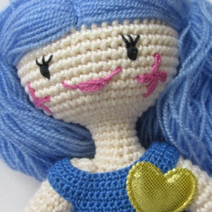 Melissza - amigurumi baba - horgolt baba - öltöztetős baba - játékbaba - játék & sport - baba & babaház - öltöztethető baba - Meska.hu