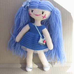 Melissza - amigurumi baba - horgolt baba - öltöztetős baba - játékbaba - játék & sport - baba & babaház - öltöztethető baba - Meska.hu