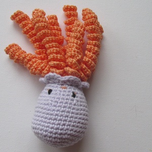 Baba játék - baby polip - amigurumi polip - horgolt polip - játék & sport - plüssállat & játékfigura - más figura - Meska.hu