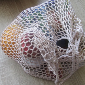 Okos szatyor - necc bevásárló szatyor tokkal - 4000FT - táska & tok - bevásárlás & shopper táska - shopper, textiltáska, szatyor - Meska.hu