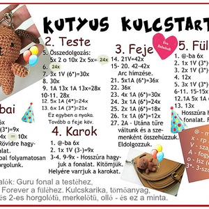 Amigurumi iskola - PDF - 76 oldalas digitális könyv - mindössze 2500Ft - diy (csináld magad) - egységcsomag - Meska.hu