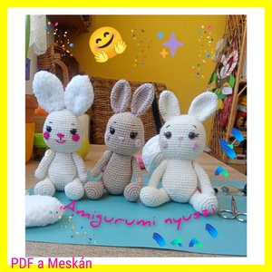 Amigurumi nyuszi minta - Meska.hu