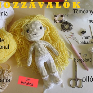 Napsugárka amigurumi baba - PDF minta - diy (csináld magad) - szabásminta, útmutató - Meska.hu