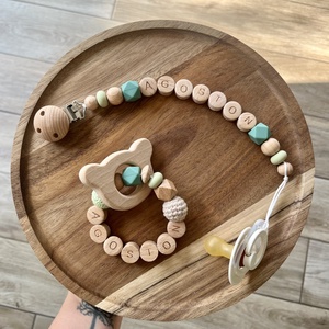 Névre szóló cumilánc - baba - mama - baba játékok - cumilánc - Meska.hu