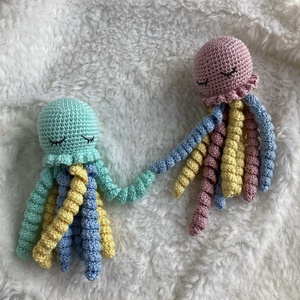 Horgolt polip , Játék & Sport, Plüssállat & Játékfigura, Polip, Horgolás, Varrás, MESKA