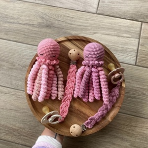 Horgolt polip  - játék & sport - plüssállat & játékfigura - polip - Meska.hu