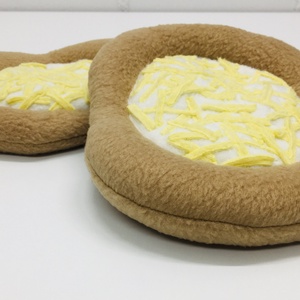 Játék étel- sajtos tejfölös lángos  - Meska.hu