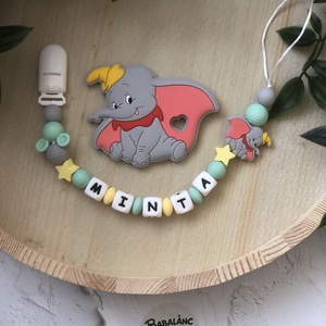 Rágcsalánc dumbo, Baba - mama, Baba játékok, Cumilánc, Csomózás, Gyöngyfűzés, gyöngyhímzés, MESKA