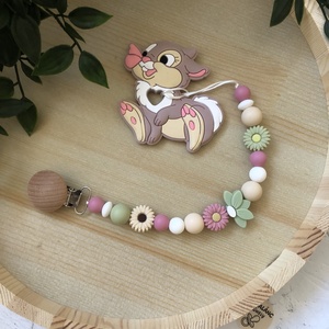 Rágcsalánc Miss bunny nyuszis, Baba - mama, Baba játékok, Cumilánc, Csomózás, Gyöngyfűzés, gyöngyhímzés, MESKA