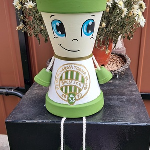 Fradi cserépbaba  - Meska.hu