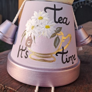 Cserépbaba tea kedvelőknek - otthon & életmód - dekoráció - virágdísz és tartó - cserép & kaspó - Meska.hu