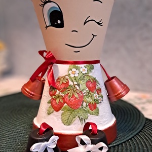 Eperke cserépbaba  - Meska.hu