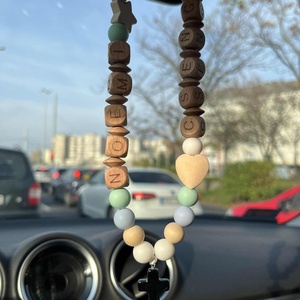 Fagyöngyös Rózsafüzér névvel - játék & sport - babalátogató ajándékcsomag - Meska.hu