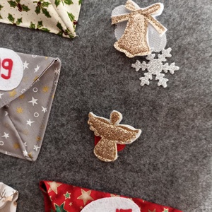 Őrök adventi naptár óriás Mikulás puttony  - karácsony - adventi díszek - adventi naptár - Meska.hu