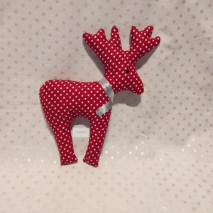 Karácsonyi szarvas, Karácsony, Karácsonyi lakásdekoráció, Karácsonyi manók, figurák, Varrás, MESKA
