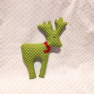 Karácsonyi szarvas - karácsony - karácsonyi lakásdekoráció - karácsonyi manók, figurák - Meska.hu