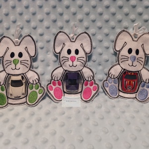 Húsvéti ajándéktartó nyuszi - játék & sport - plüssállat & játékfigura - nyuszi - Meska.hu