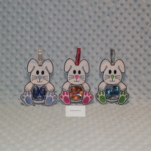 Húsvéti ajándéktartó nyuszi - játék & sport - plüssállat & játékfigura - nyuszi - Meska.hu