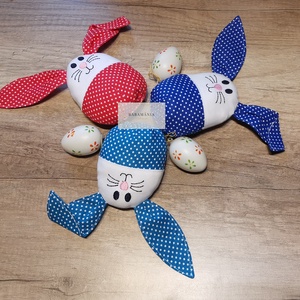 Húsvéti tojásnyuszi - játék & sport - plüssállat & játékfigura - nyuszi - Meska.hu