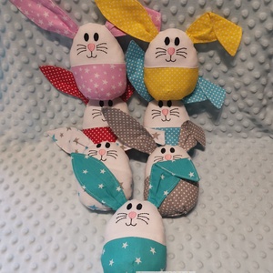 Húsvéti tojásnyuszi - játék & sport - plüssállat & játékfigura - nyuszi - Meska.hu