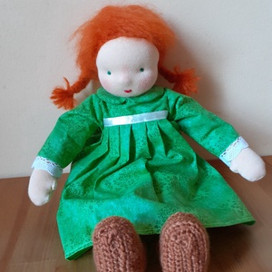 Vörös hajú waldorf baba -  - Meska.hu